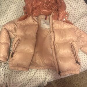 Moncler Kids Peach Jacket